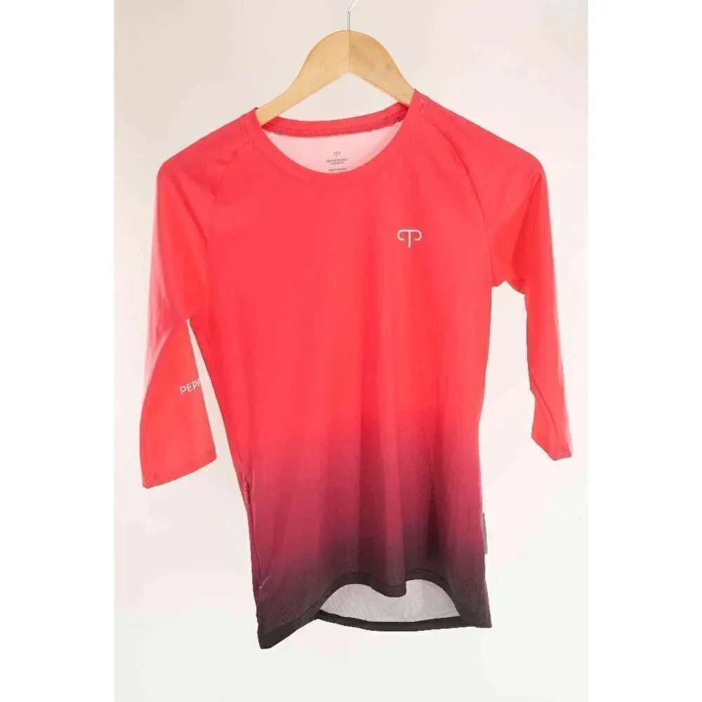 Peppermint 3/4 length sleeve Signature Jersey Women Trail cycling biking riding